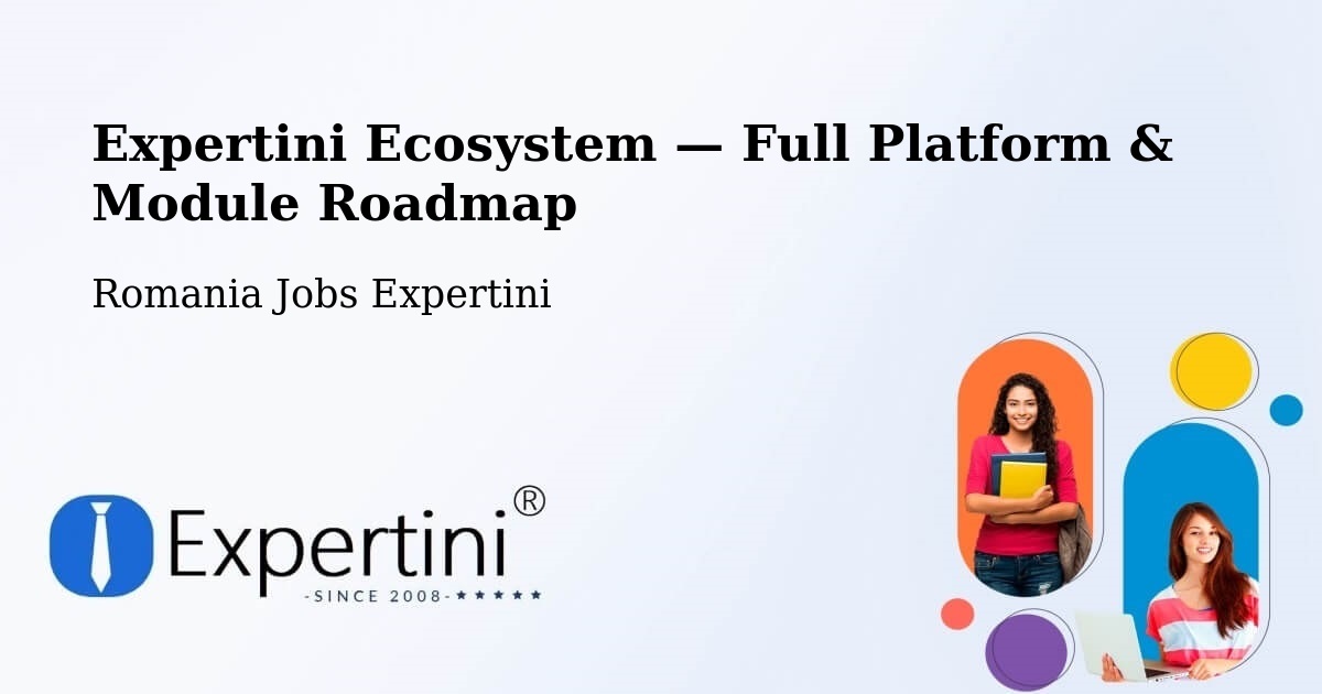 Expertini Ecosystem — Full Platform & Module Roadmap – Studina